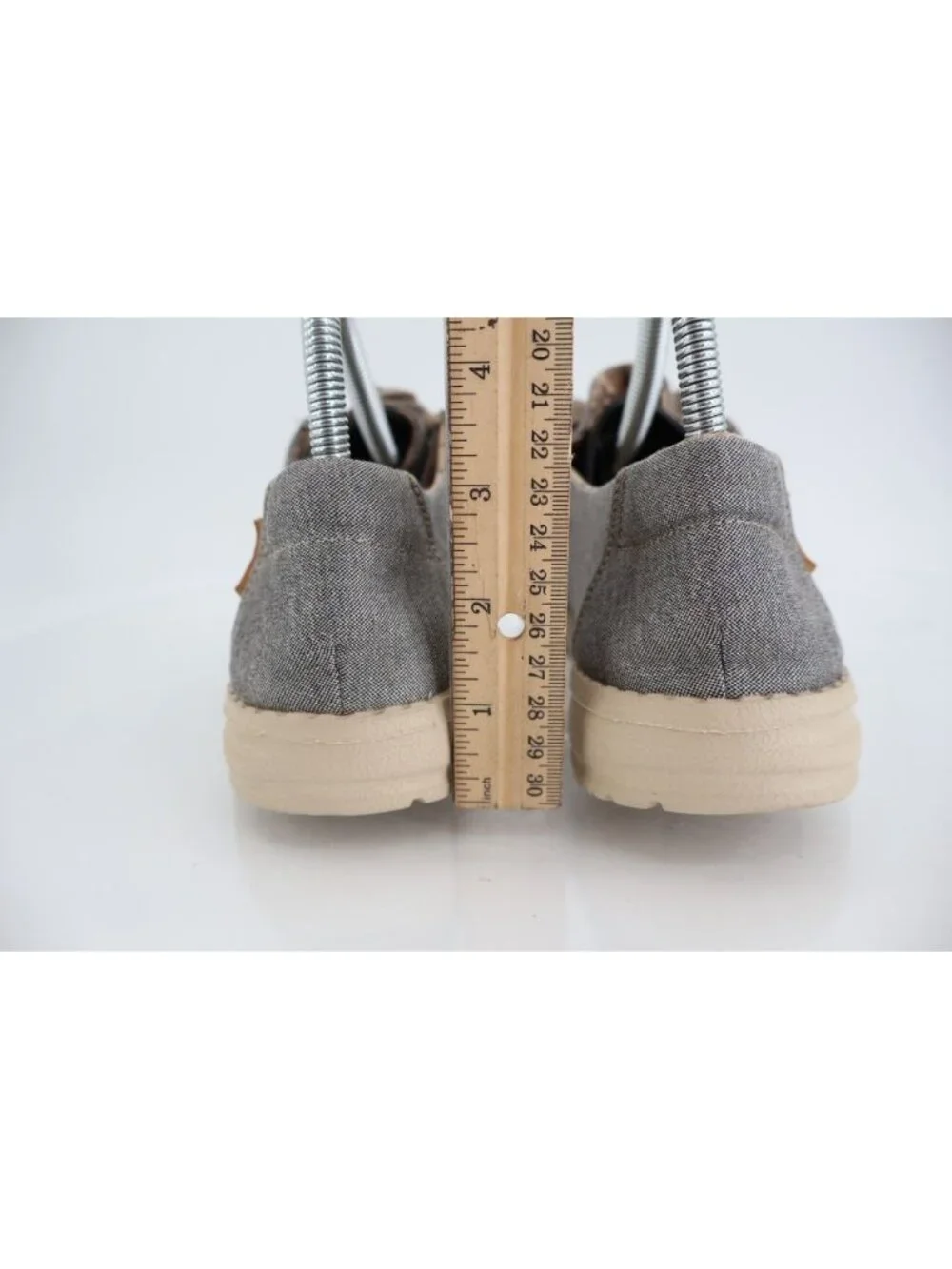Hey Dude Wendy Size 7 Women’s Slip On Shoes Comfy Stretch Steppa Gray